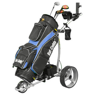 Bat Caddy X4r Lithium Battery Remote Control Silver Electric Golf Trolley Cart