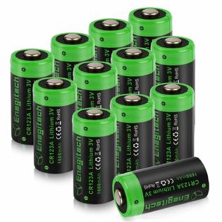 Updated Enegitech Cr123a Lithium Battery 3v Arlo Vms3230 Batteries 1600mah
