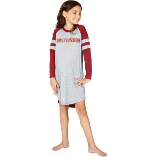 Intimo Harry Potter Hermione Varsity Gryffindor Quidditch Fantastic Pajama Holiday Nightgown