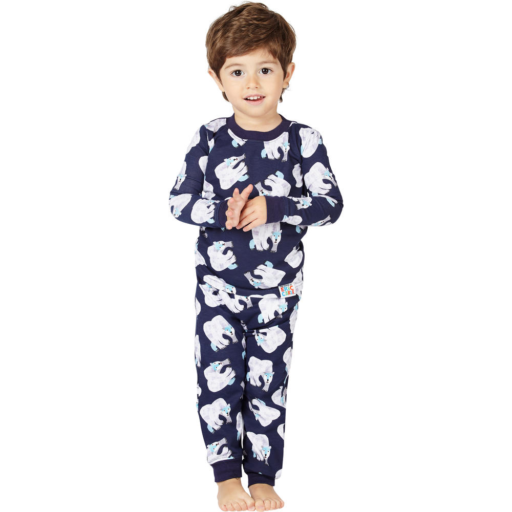 Intimo Eric Carle Boys Toddler Kids Polar Bear Pajama Set