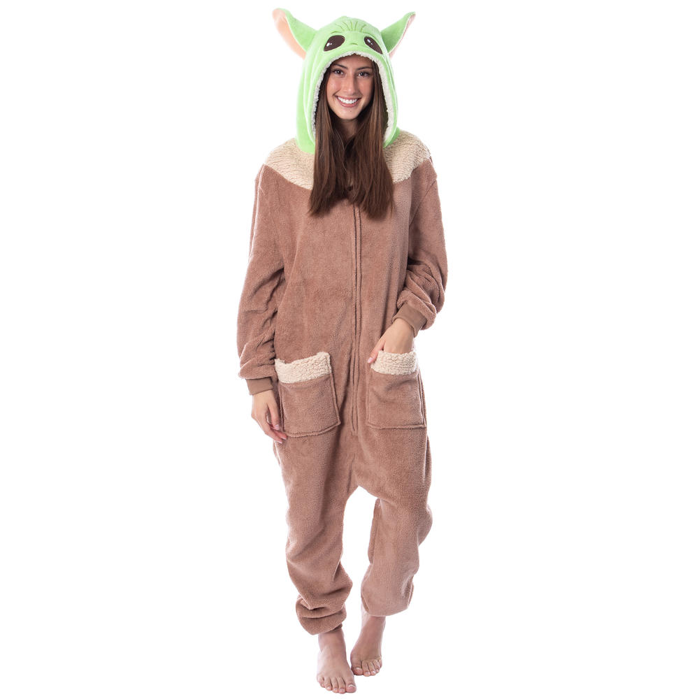 Intimo Star Wars The Mandalorian Adult The Child Grogu Kigurumi Union ...