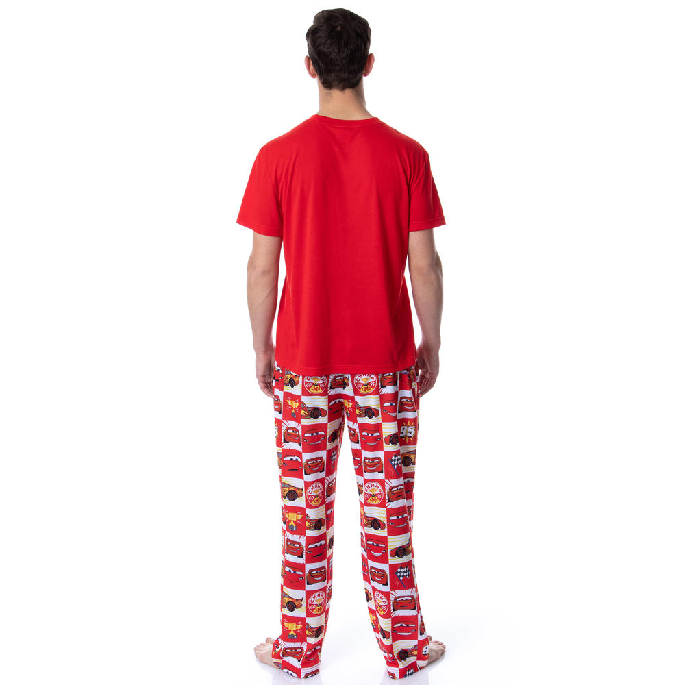 Movie Pyjamas Intimo Disney Mens' Cars Movie Film Lightning McQueen Sleep Pajama Set