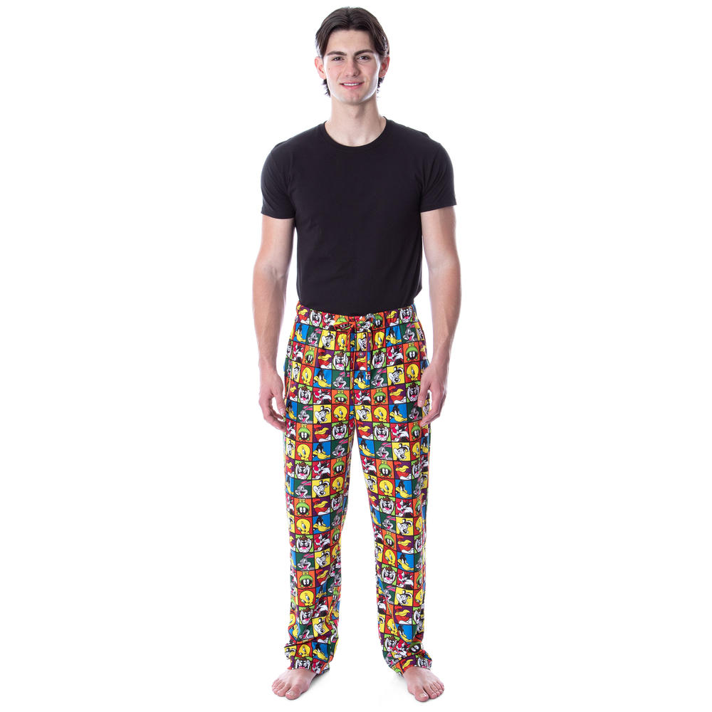 Intimo Looney Tunes Men's Character Grid Allover Print Sleep Lounge ...