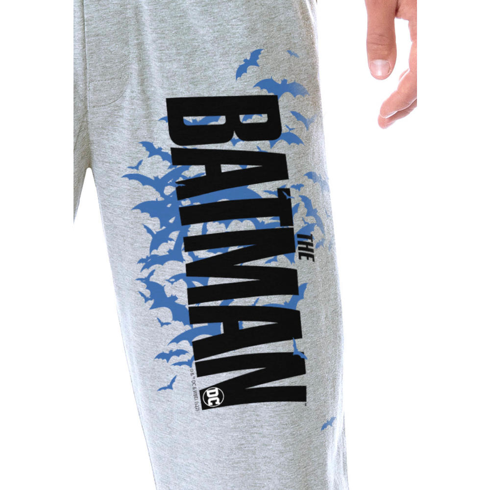 Intimo Batman Intimo DC Mens' The Batman Movie Gotham Bat Background Logo Sleep ...