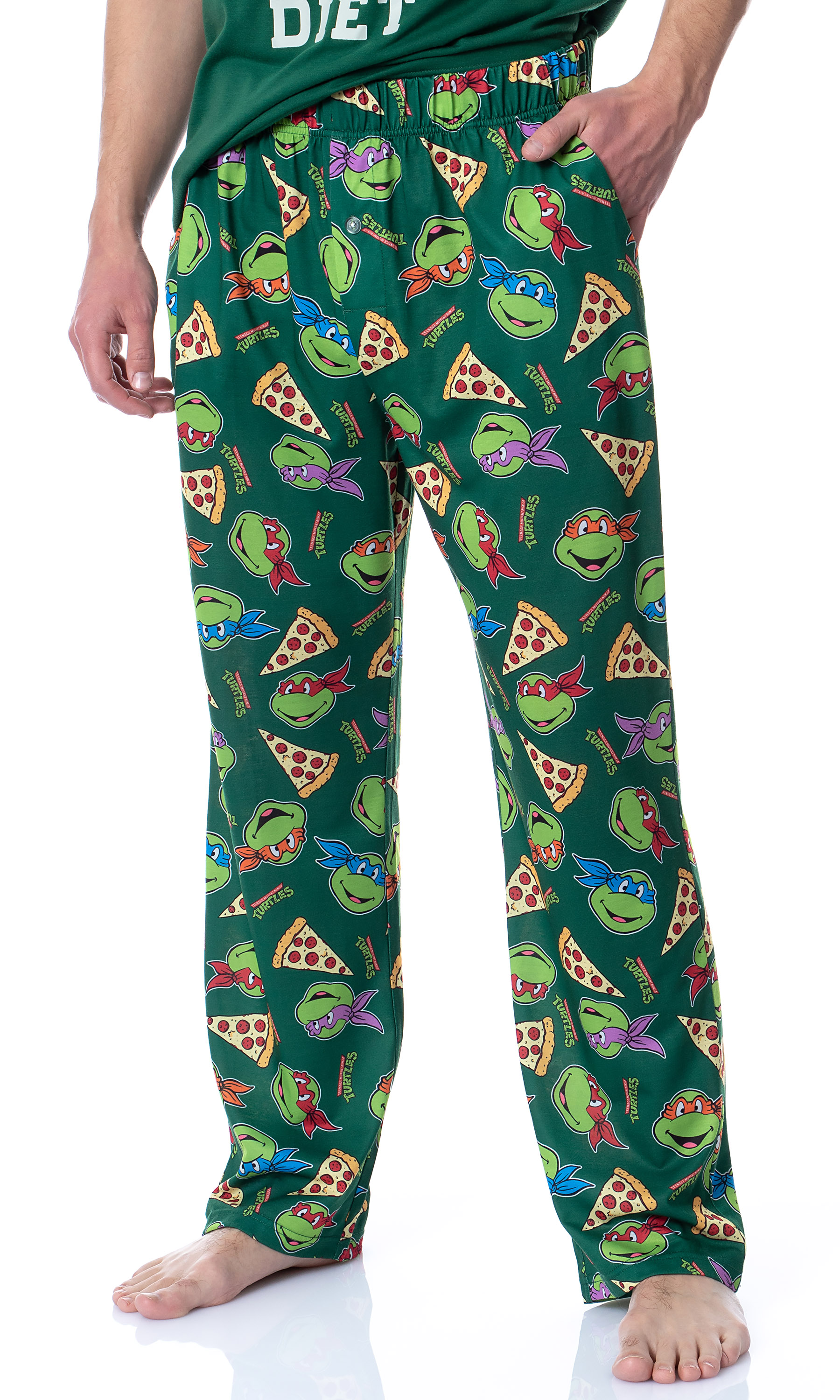 INTIMO Teenage Mutant Ninja Turtles Women's Tie-Dye Pajama Set - Soft, Comfortable Sleepwear