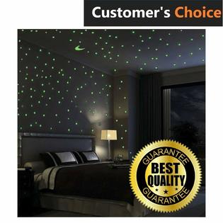 Himi Store Premium Glow In The Dark Stars Wall Stickers 100