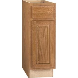 Hampton Bay 12 X 34 Assembled Oak Raised Panel Kitchen