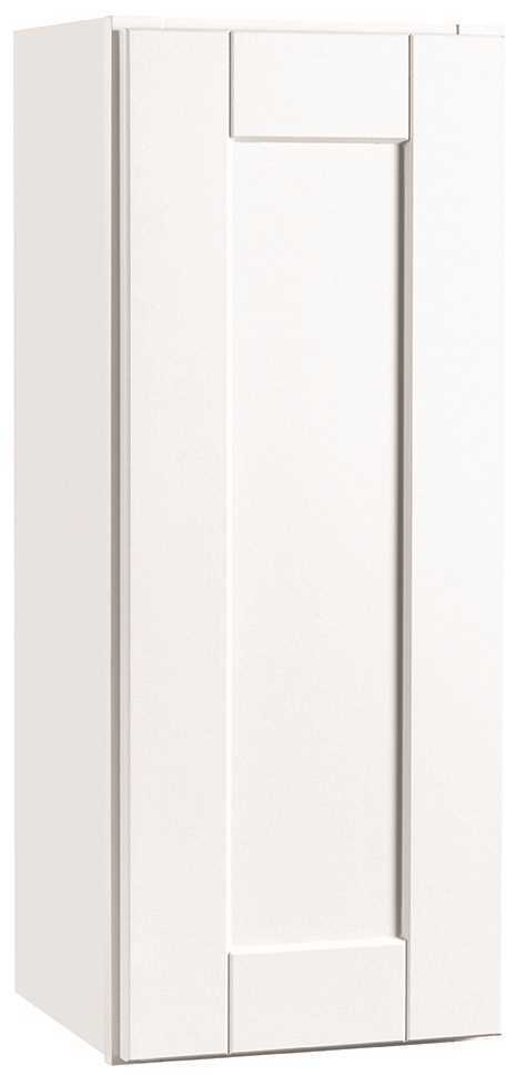Hampton Bay Shaker 9 X 30 Assembled White Kitchen Wall Cabinet