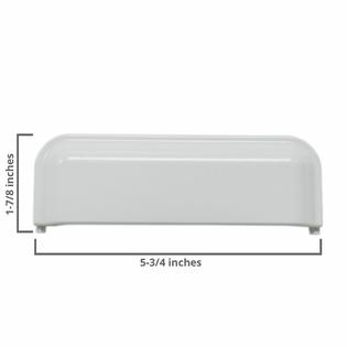 Whirlpool W10861225 Dryer Door Handle White Genuine Oem Part