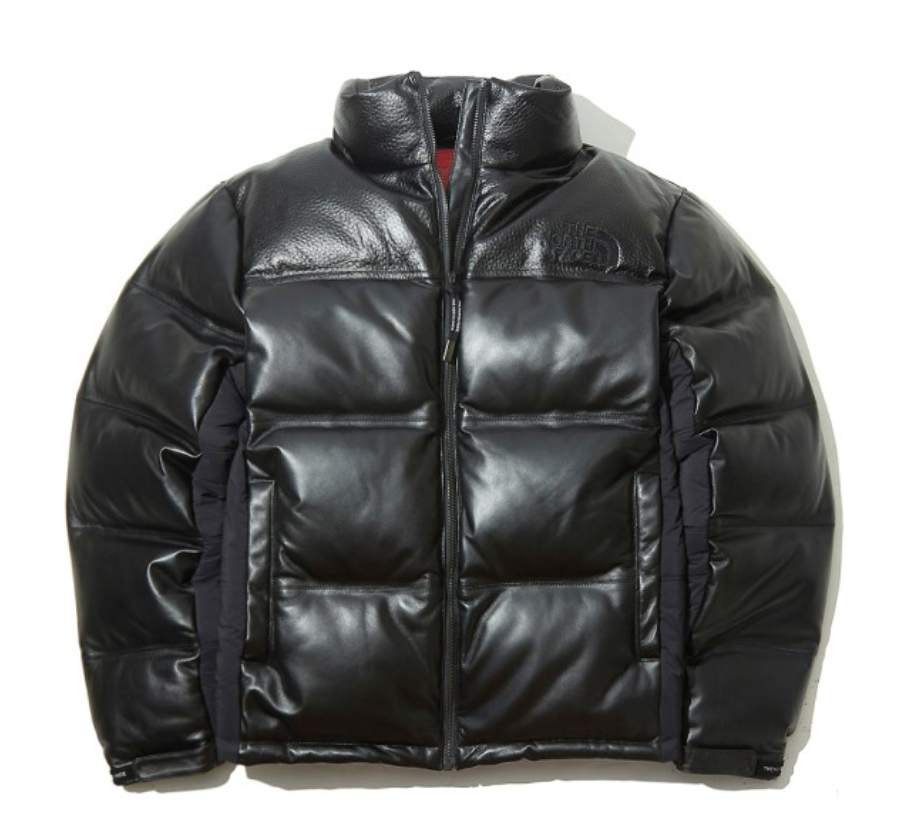 The North Face White Label Lamb Leather Nuptse Rds Down Jacket Black 2 Northface The North Face White Label Lamb Leather Nuptse Rds Down Jacket Black 2 Northface