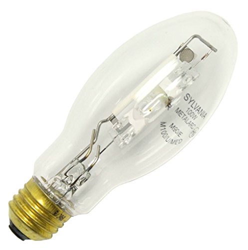 Sylvania 64818 (10-Pack) M100/U/MED 100-Watt Metal Halide HID Light Bulb, 400...