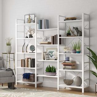 Tribesigns 72 Inches Wide 5 Shelf Bookcase Etagere Large Open