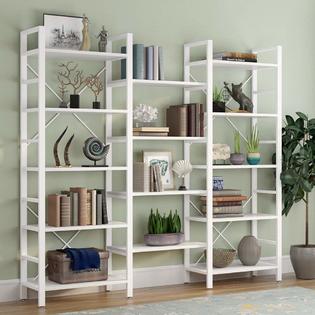 Tribesigns 72 Inches Wide 5 Shelf Bookcase Etagere Large Open