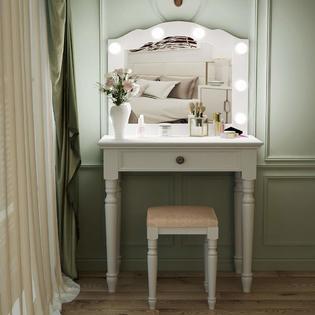 Tribesigns Tribesigns Vanity Set Dresser Table Set With Lighted