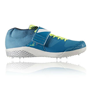 Adidas Adizero Javelin Mens Blue Athletic Track Shoes Spikes Adidas Adizero Javelin Mens Blue Athletic Track Shoes Spikes