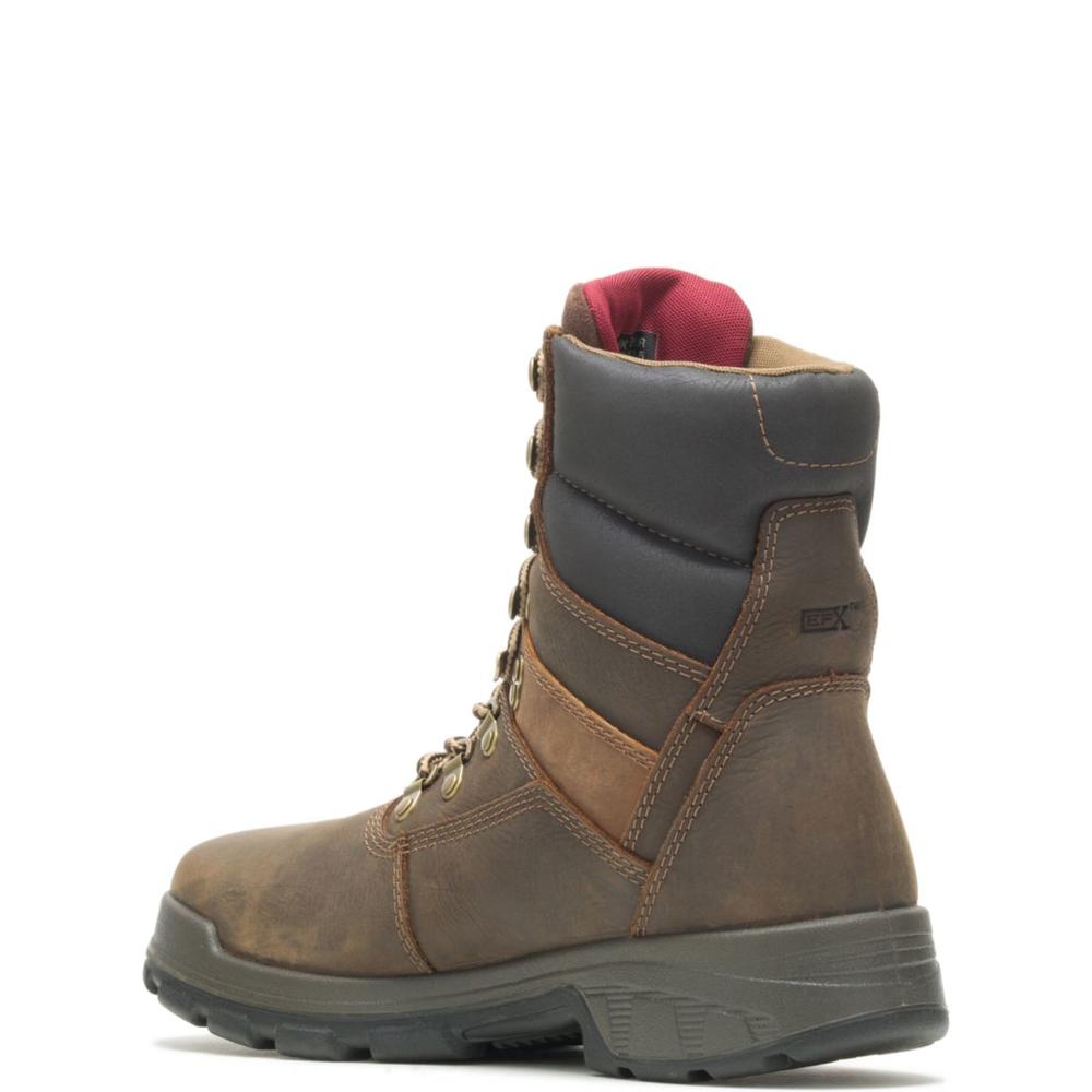 WOLVERINE Men's Cabor EPX® 8" Waterproof Composite Toe Work Boot Dark Brown - W10316
