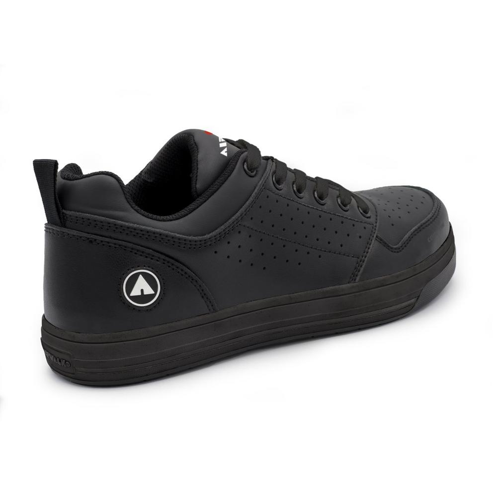 AIRWALK SAFETY Men s Arena Composite Toe EH Work Shoe Black Black AW6400 airwalk-safety-men-s-arena-composite-toe-eh-work-shoe-black-black-aw6400