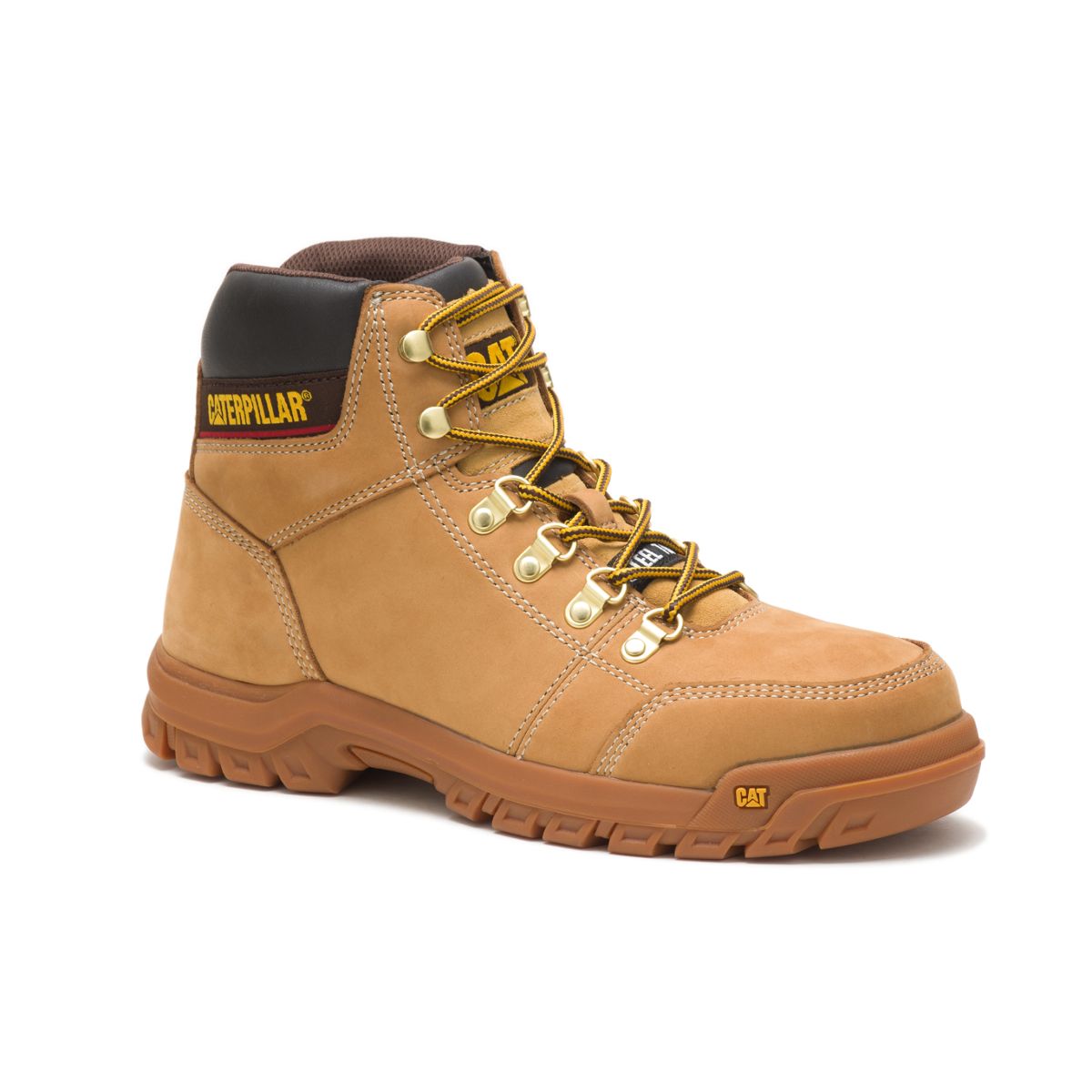 Cat Footwear CATERPILLAR WORK Men's Outline Steel Toe Work Boot Honey - P90801