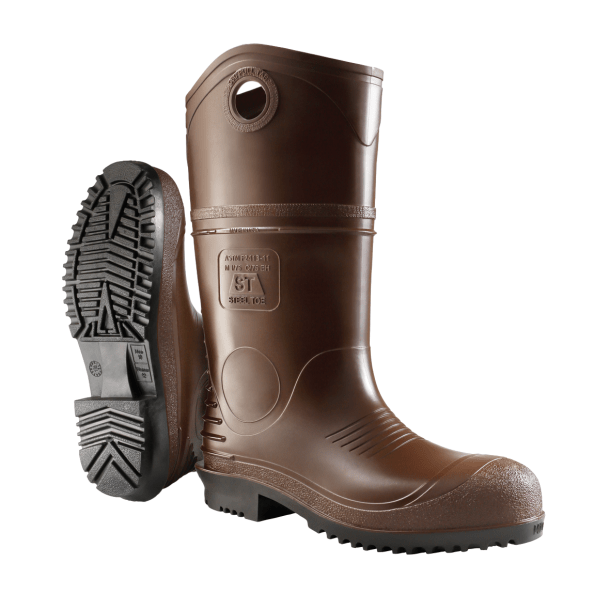 Dunlop Protective Footwear DUNLOP DuraPro XCP Steel Toe Waterproof Pull On Work Boot Brown - 84086