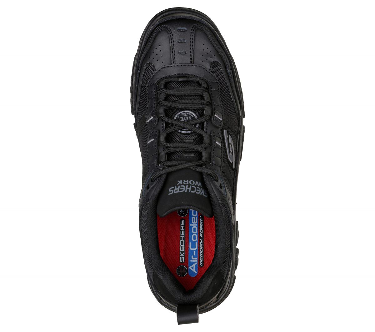 SKECHERS WORK Men's Burgin - Sawda Composite Toe Work Shoe Black - 200088-BLK
