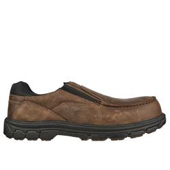 SKECHERS WORK Men's Vicksburk - Rubustle Composite Toe Toe Work Shoe Brown - 200057-CDB