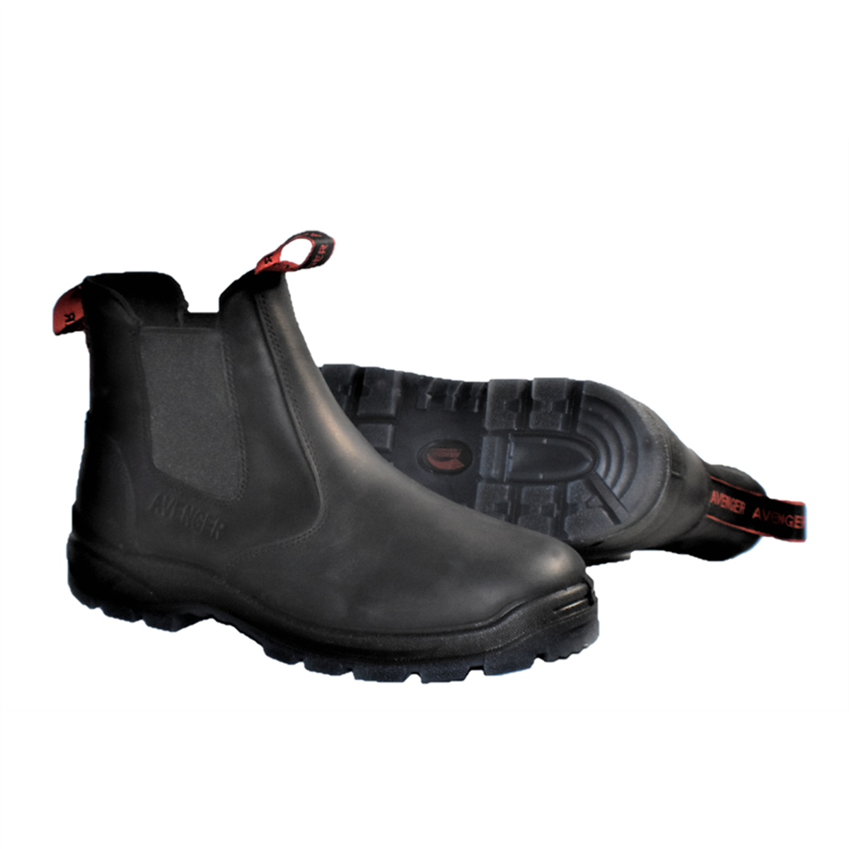 FSI Footwear Specialities International FSI FOOTWEAR SPECIALTIES INTERNATIONAL NAUTILUS Avenger Men's Black Widow Chelsea Composite Toe PR Work Boot Black - A1700