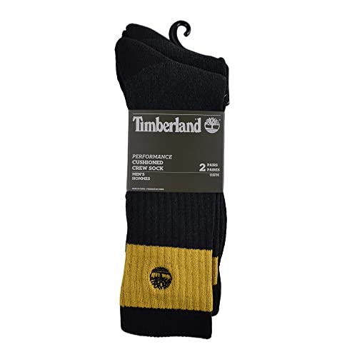 Timberland mens 2-Pack Crew Socks Timberland mens 2-Pack Crew Socks