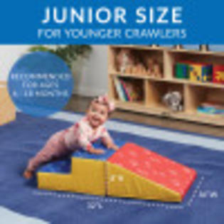 play ecr4kids softzone climb junior slide indoor toddlers babies active hands feet zoom