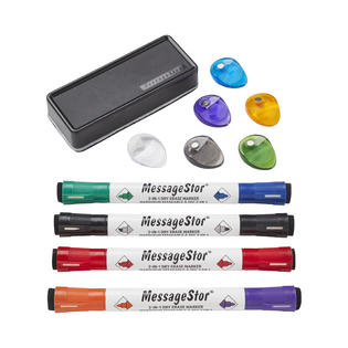 ECR4Kids MessageStor 24 In X 36 In Dry Erase Board With Markers ecr4kids-messagestor-24-in-x-36-in-dry-erase-board-with-markers