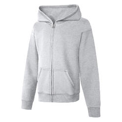 Hanes ComfortSoftâ„¢ EcoSmart&reg; Girls' Full-Zip Hoodie Sweatshirt