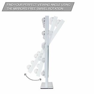 Waneway Lighted Vanity Mirror With 12 X 3w Dimmable Led Bulbs And Touch Control Waneway Lighted Vanity Mirror, Waneway Lighted Vanity Mirror Review