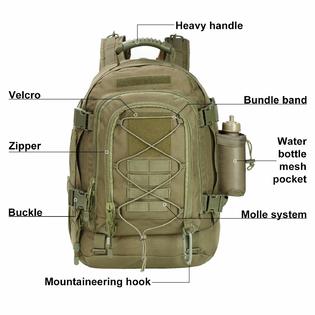 Feeke Pans Backpack Large Military Travel Backpack Tactical Waterprof Backpack For Men