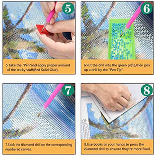 Heybaa Diy 5d Diamond Painting Kits For Adults Full Drill Sea