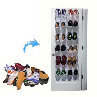 Mirella S House Large Pocket Shoe Organizer Over Door Shoe