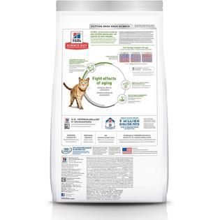 Hill S Science Diet Dry Cat Food Adult 7 For Senior Cats Youthful Vitality 6lb