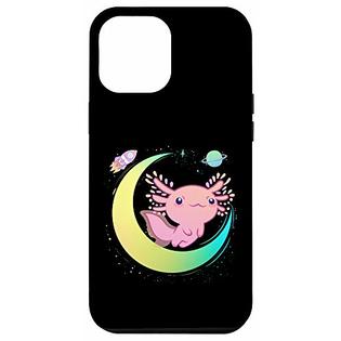 Nobran dd68b7 5107 4 Iphone 12 Pro Max Cute Baby Axolotl Pastel Goth Magic Moon Kawaii Animal Case