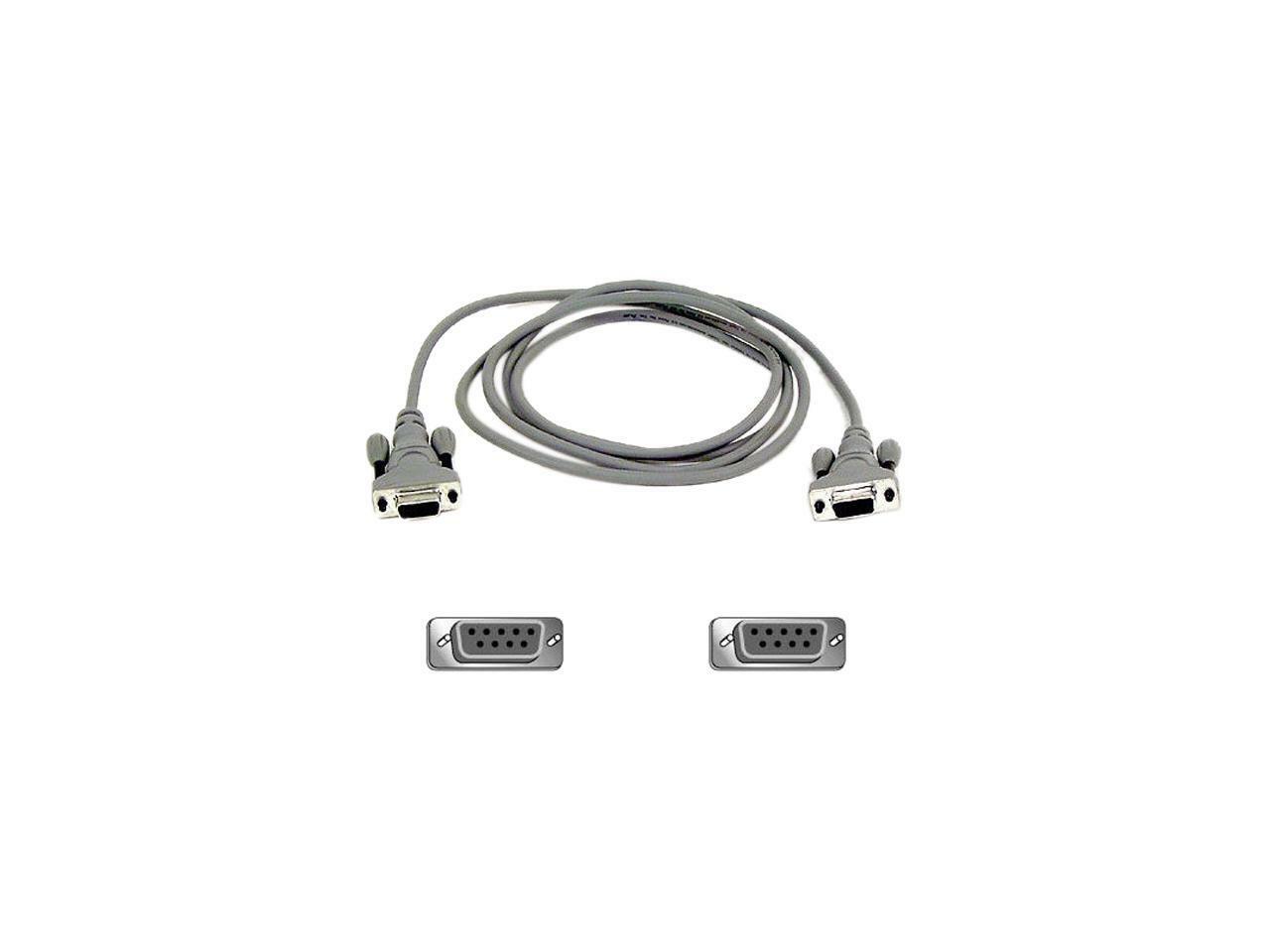Belkin Model F3b207 06 6 Ft Pro Series Serial Direct Cable