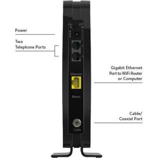 Netgear Inc N X Netgear Cm500v 100nas Cable Modem For Internet Voice Docsis 3 0 Cm500v100nas