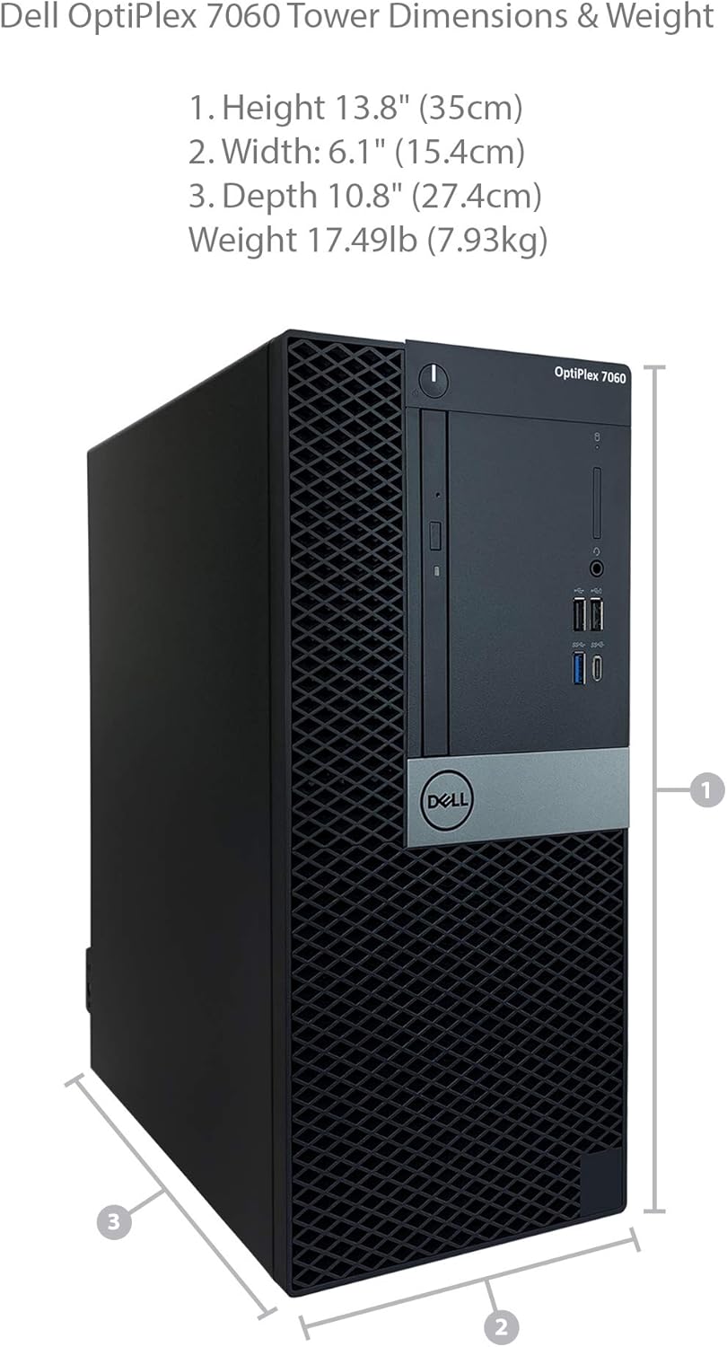 Px204220 21340 Dell Optiplex 7060 Tower Desktop 8th Gen