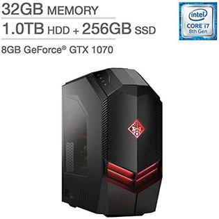 Xt8132 Hp Omen 0 177c Gaming Pc Twr 500w Intel I7 8700 Ci7 3 g 32gb 2 Dimm 1tb 70rpm 256gb Pcie Dvdrw Mr Gbe 802 11ac Bt Nvidia G