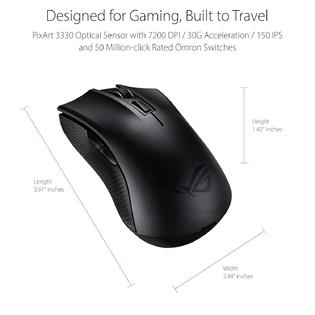 Asus Ch 1266 Asus Rog Strix Carry Portable Wireless Bluetooth Ergonomic Optical Gaming Mouse