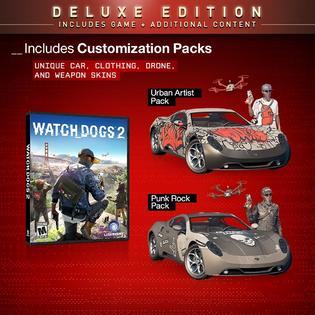 Ubisoft Na Watch Dogs 2 Deluxe Edition Includes Extra Content Xbox One Ubisoft Na Watch Dogs 2 Deluxe Edition Includes Extra Content Xbox One