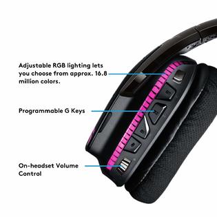 Pf Logitech G933 Artemis Spectrum Wireless Rgb 7 1 Dolby And Dts Headphone Surround Sound Gaming Headset Pc Ps4 Xbox