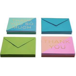 American Greetings Bulk Graduation Thank You Cards with Envelopes, Color Block (50-Count) thank you cards bulk with envelopes