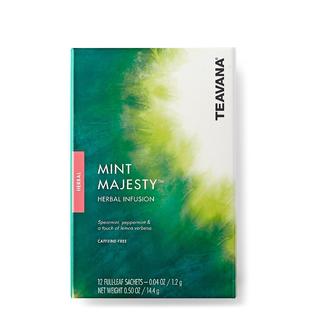 Teavana Starbucks - Herbal Tea - Mint Majesty - 12 Sachets