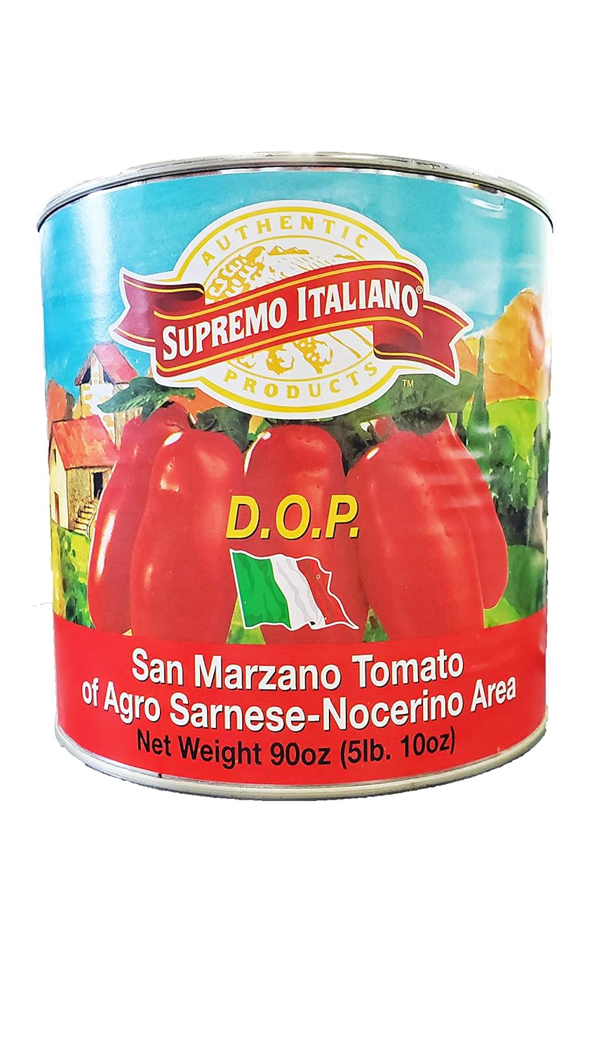 Supremo Italiano San Marzano Tomato Of Agro Sarnese Nocerino Area 90oz Supremo Italiano San Marzano Tomato Of