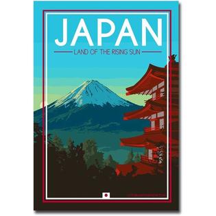 Refrigerator Magnet Japan Mt Fuji Travel Vintage Art Size 2 5 X 3 5 Refrigerator Magnet Japan Mt Fuji Travel Vintage Art Size 2 5 X 3 5