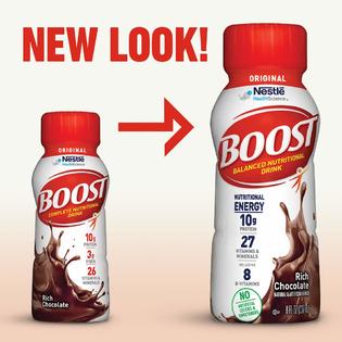 Boost Nutritional Drinks Original Complete Nutritional Drink, Rich ...