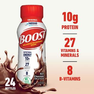 Boost Nutritional Drinks Original Complete Nutritional Drink, Rich ...