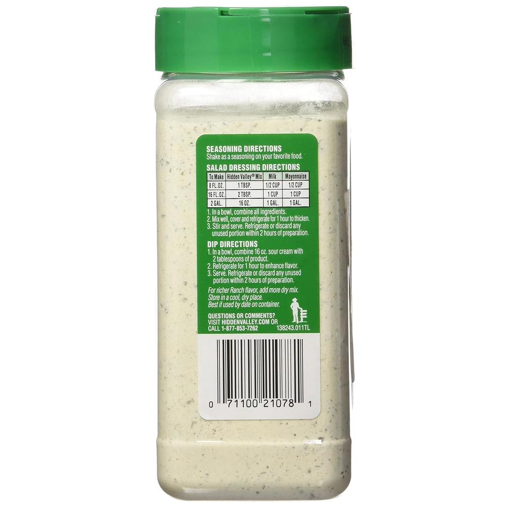 Hidden Valley Original Ranch Seasoning and Salad Dressing Mix ...